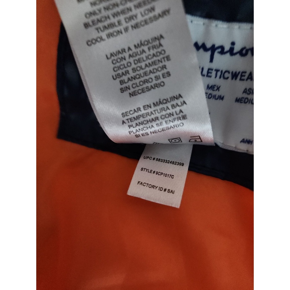 Champion Kids Activewear W/ Attached Hood & Sleeve Puffer Quilted Jacket Medium - Picture 5 of 11